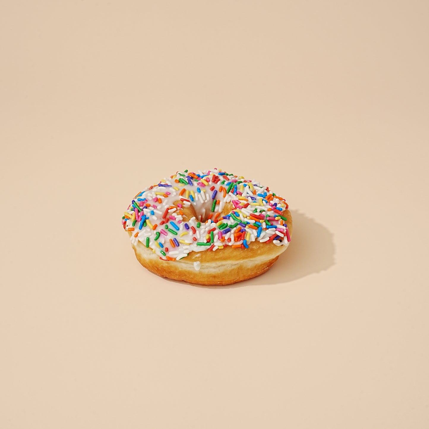 Vanilla Sprinkle Doughnut